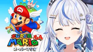 #6【 スーパーマリオ64 】完全初見！超名作のマリオ64に挑戦！！【 汐空なみり 】