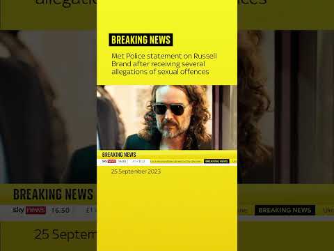 Russell Brand: Met Police investigate sexual offence allegations