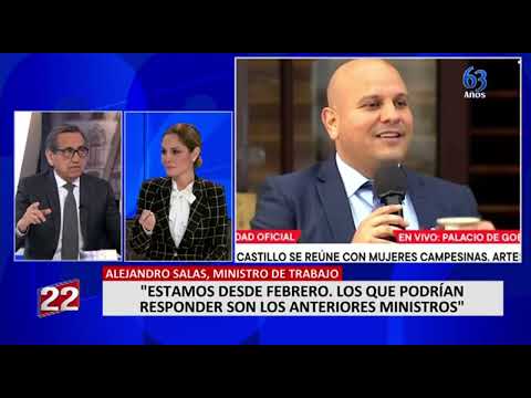 Del Castillo: “Si los 'Niños' no salen del Congreso no habrá proceso constitucional contra Castillo”