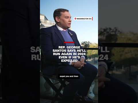 Indicted Rep. George Santos (R-NY) says he plans to run for his seat in 2024 even if he’s expelled.