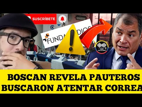 BOSCAN PONE DE CABEZA PAUTEROS DE FUNDAMEDIOS Y COMO QUISIERON DAR VIRE A CORREA NOTICIAS RFE TV