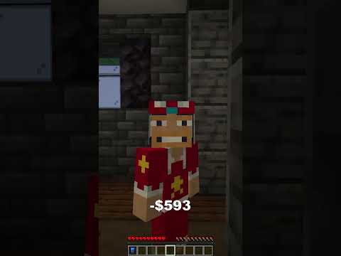 I started my Minecraft Loft in debt... #minecraft #minecraftshorts