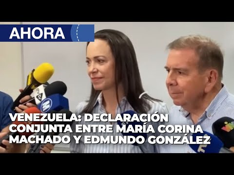 Declaración conjunta entre MCM y Edmundo González - 15Jun