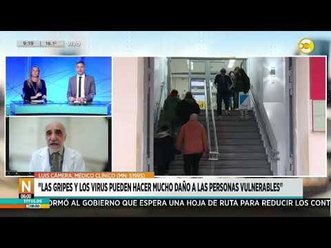 Crecen los casos de gripe estacional: hablamos con Luis Cámera, médico clínico ?N8:00? 18-06-24