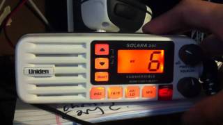 Uniden Solara DSC Marine Radio VHF 25w - YouTube