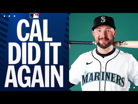 Catcher LEADING THE LEAGUE in homers! Cal Raleigh launches his 31st dinger of the season!