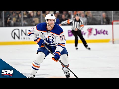 Oilers McDavid Capitalizes On Gift Out Front After Awkward Bounce