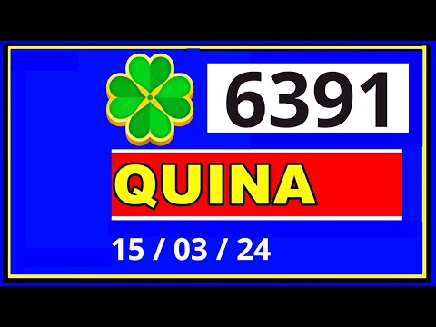 Quina 6391 - Resultado da Quina Concurso 6391