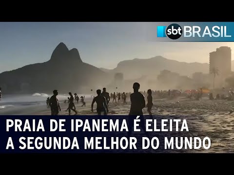 Praia de Ipanema, no Rio, é eleita a segunda melhor do mundo | SBT Brasil (19/02/24)