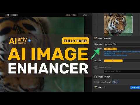 AI Arty Image Enhancer : This is THE BEST FREE AI Image Enhancer!