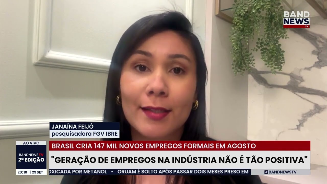 Brasil cria 147 mil novos empregos formais em agosto | BandNews TV