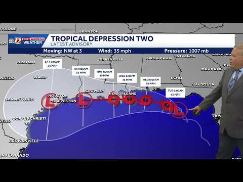 Tracking Tropical Depression
