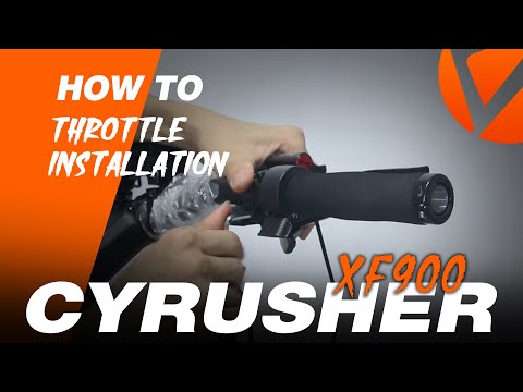 Cyrusher Bikes-XF900 Throttle Installation