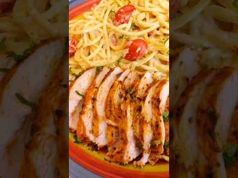 كيف يطلع الدجاج جوسي والمكرونة كريمي #food #شيف_احمد