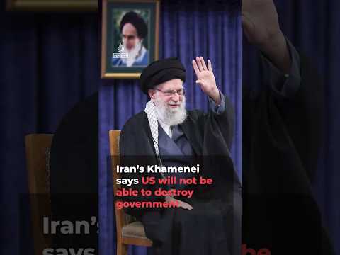Iran’s Khamenei says US will not be able to destroy government | AJ #shorts