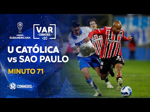 Sudamericana | Revisión VAR | Universidad Católica vs Sao Paulo | Minuto 71