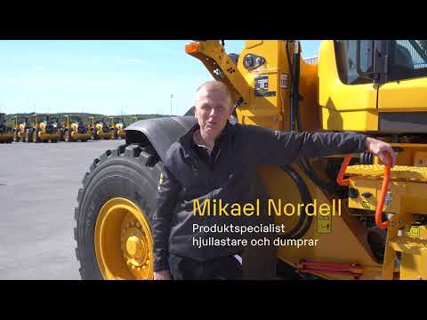 Svenska Maskinmässan 2022 - Volvo hjullastare och dumprar