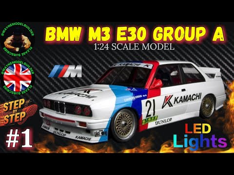 Let's Build The BMW M3 E30 Group A 1:24 Fujimi Build #1