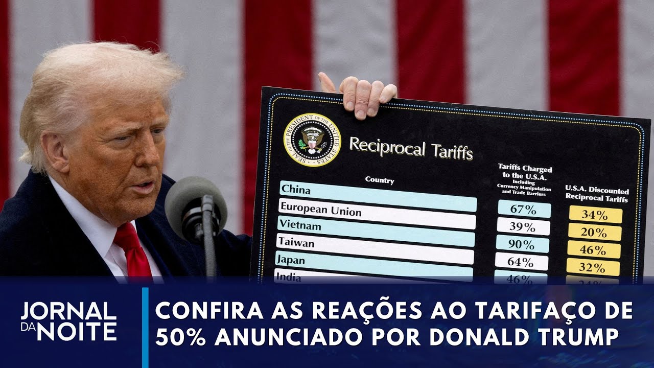 Confira as reações ao tarifaço de Donald Trump