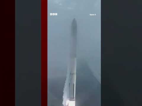 Elon Musk's SpaceX Starship has launched into space on its third attempt. #Space #Shorts #BBCNews