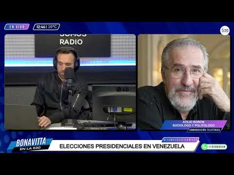 ATILIO BORON DESDE CARACAS SOBRE LAS ELECCIONES PRESIDENCIALES EN VENEZUELA