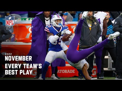 Every Team's Best Play from November | NFL 2022 Highlights video clip