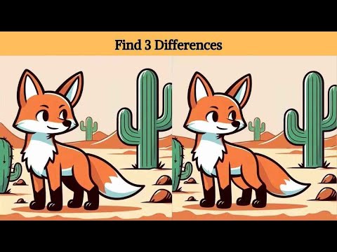 LIVE BRAIN TEST: Spot All The 3 Differences?