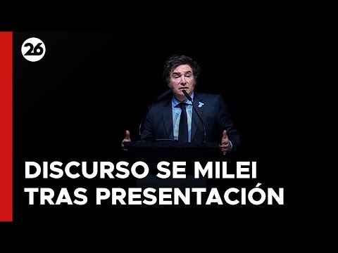 ARGENTINA | Discurso del Presidente Javier Milei en la presentación de su libro