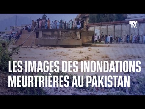 Les images des inondations meurtrières au Pakistan, qui ont fait au moins 1000 morts