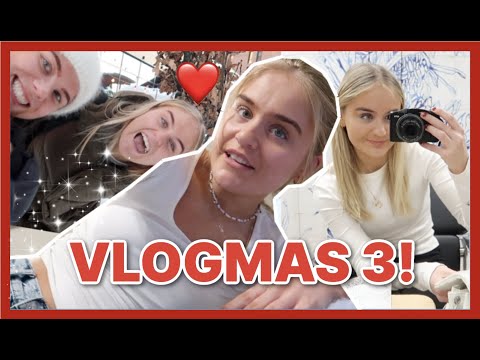♥︎ Gaveshopping, Frisøren og Juleverksted :: VLOGMAS 3 ♥︎