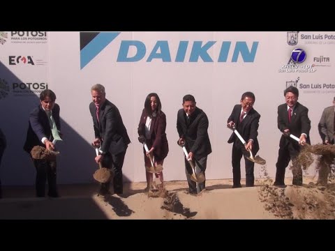 Con 300 mdd de inversión, Daikin colocó primera piedra de dos plantas de producción