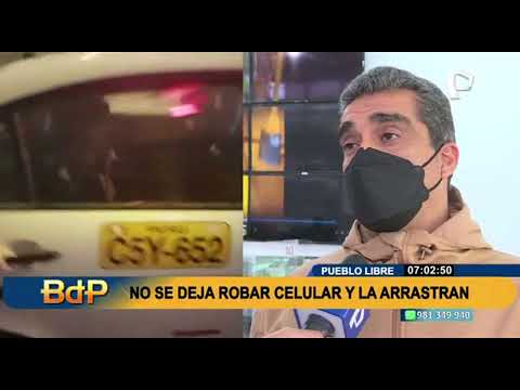 Pueblo Libre: Capturan a falso taxista que arrastró a una mujer tras robarle el celular