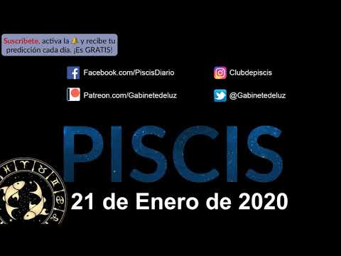 Horóscopo Diario - Piscis - 21 de Enero de 2020