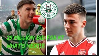 Kieran Tierney | arsenal bid 25 million | what’s next for Kieran Epl or stay for 10