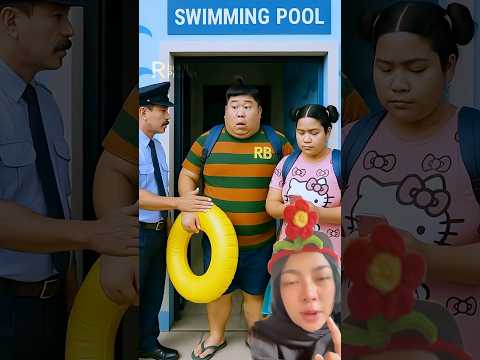 Tidak boleh bawa makanan ke kolam renang‼️#trending #trendingshorts