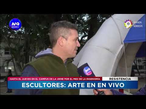 ESCULTORES: ARTE EN EN VIVO - NOTICIERO 9