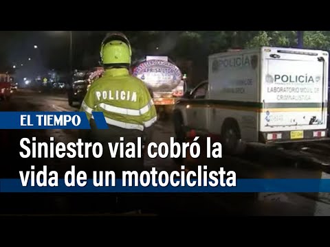 Motociclista perdió la vida tras ser arrollado por un camión | El Tiempo