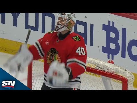 Noah Dobsons Goal Upheld After Blackhawks Challenge For Goalie Interference