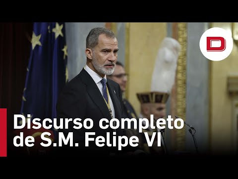 El discurso completo de Felipe VI en la solemne apertura de las cortes de la XV Legislatura