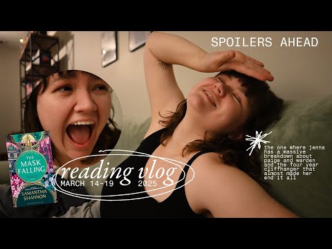 reading vlog - the mask falling by samantha shannon