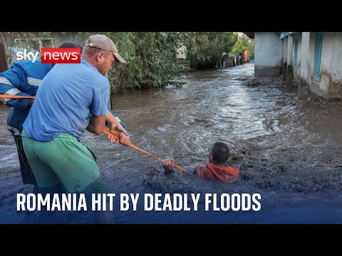Romania floods: Several dead as eastern Europe struck by torrential rain and flooding