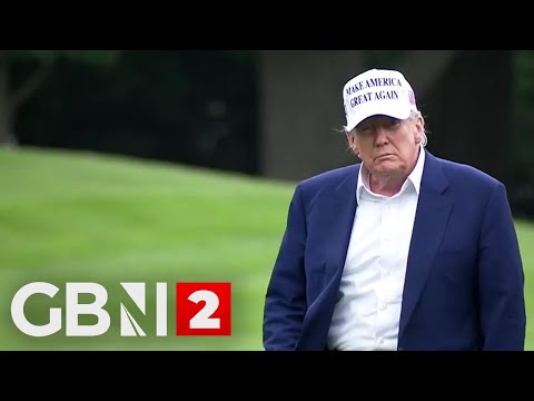 Donald Trump visits Arlington Cemetery to lay a wreath at the Tomb of the Unknown Soldier