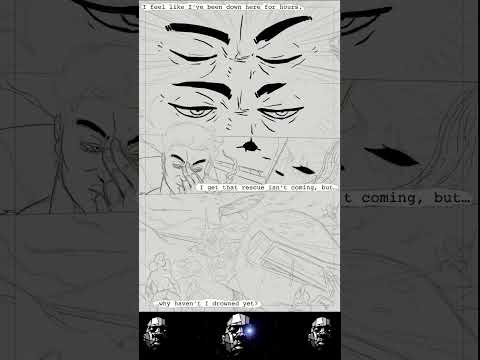 2 Sentence Horror Comic + Speed Drawing | "Hours" #shorts
