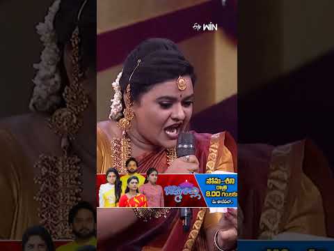 #shorts - Rohini Peradi Song Performance #sridevidramacompany #comedyshow