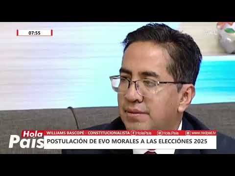 Postulación de Evo Morales para las elecciones 2025