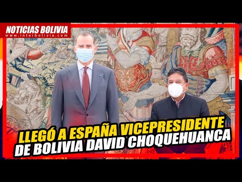 ? DAVID CHOQUEHUANCA visita al REY de España FELIPE VI