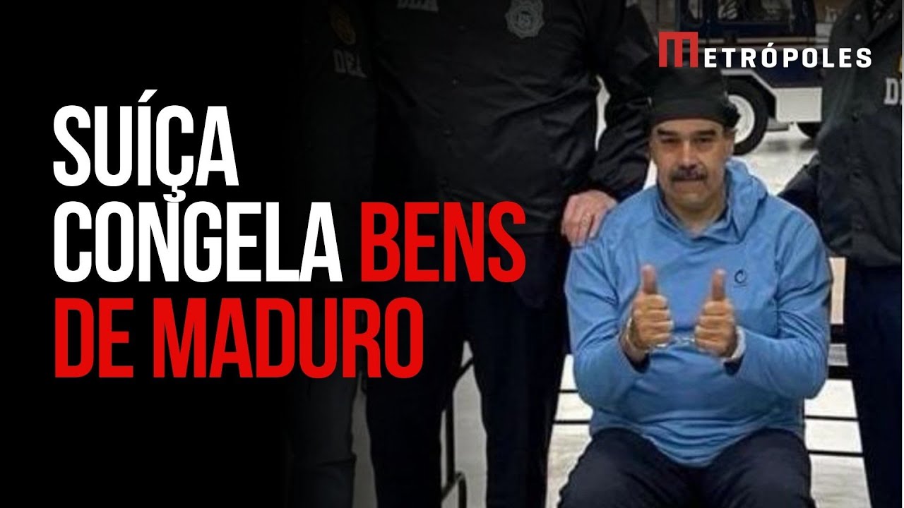 Suíça congela bens de Maduro após prisão e faz comunicado oficial TV Online Suíça congela bens de Maduro após prisão e faz comunicado oficial