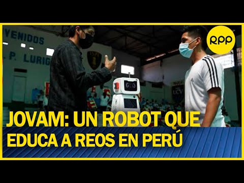 Jovam, un robot que apoya en la educación de los presos del Perú
