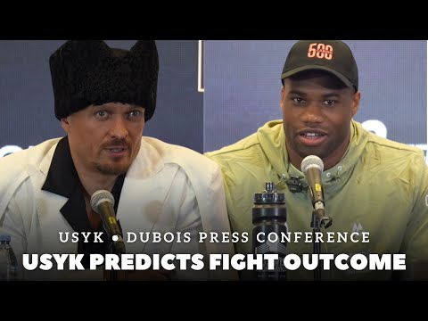 OLEKSANDR USYK ‘FOR THE FIRST TIME EVER’ PREDICTS DANIEL DUBOIS REMATCH• Press Conference