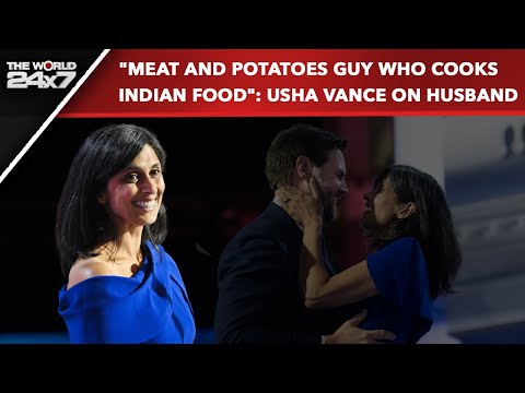 Usha Vance On Husband: "Meat And Potatoes Guy Who Cooks Indian Food"